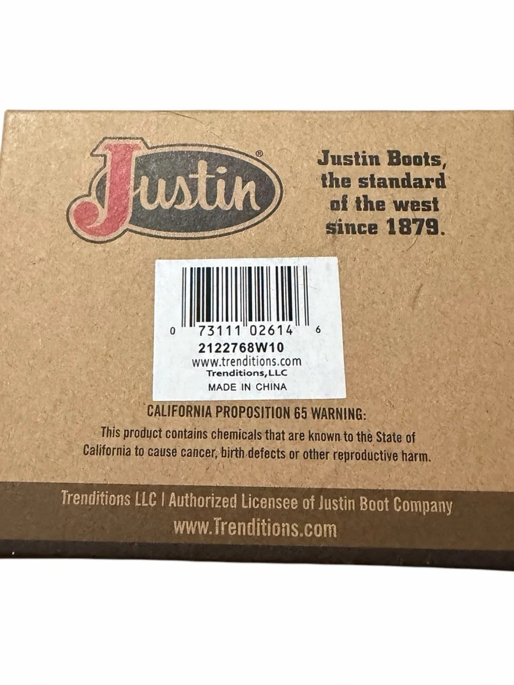 Justin Boots genuine leather